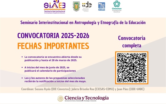 Convocatoria 2025-2026. Seminario SIAEE