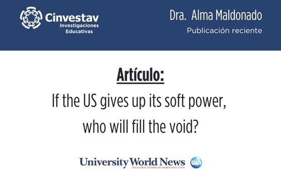 Artículo: If the US gives up its soft power, who will fill the void?