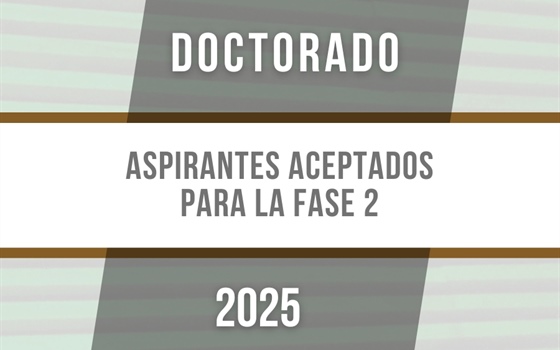 Aspirantes aceptados para la Fase 2