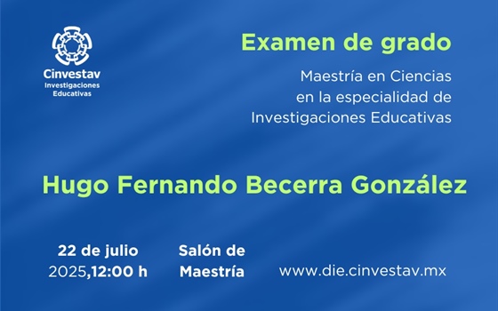 Maestría. Examen de grado