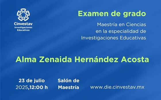 Maestría. Examen de grado