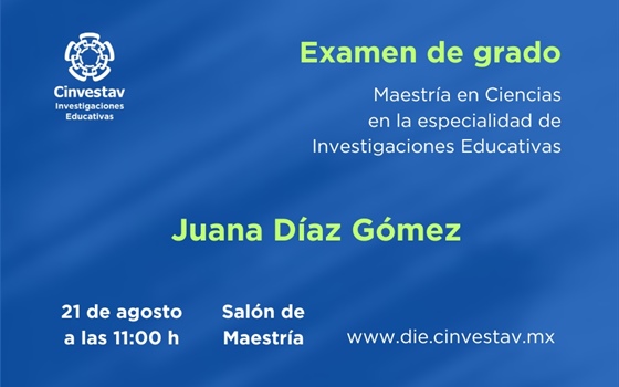 Maestría. Examen de grado