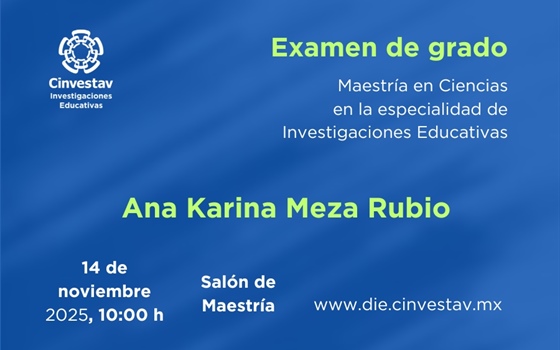 Maestría. Examen de grado
