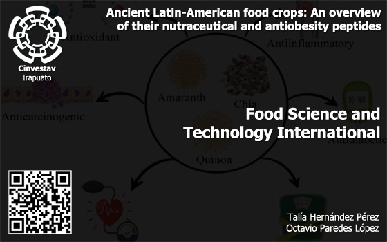 Ancient Latin-American food crops: An overview of their nutraceutical and antiobesity peptides