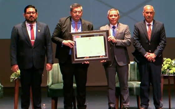 Confieren el grado de Doctorado Honoris Causa a Carlos Artemio Coello Coello, investigador del Cinvestav.
