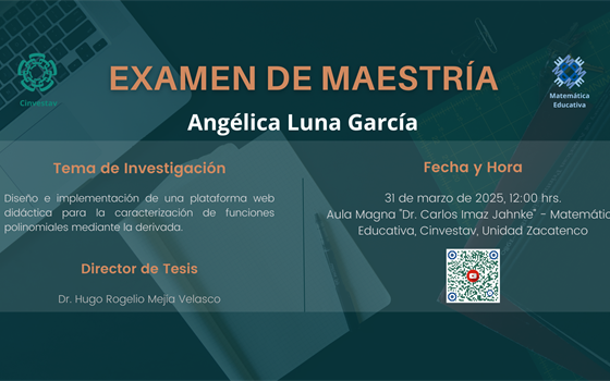 Examen de Maestría de Angélica Luna García