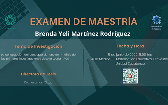 Examen de maestría de Brenda Yeli Martínez Rodríguez