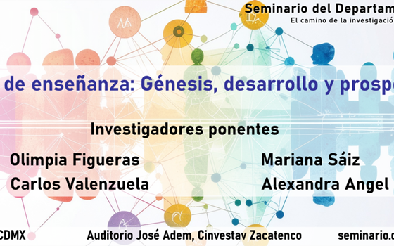 Seminaro del Departamento de Matemática Educativa