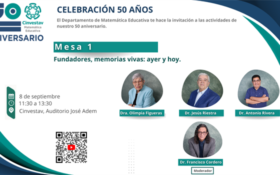 Mesa 1: Fundadores, memorias vivas: ayer y hoy.