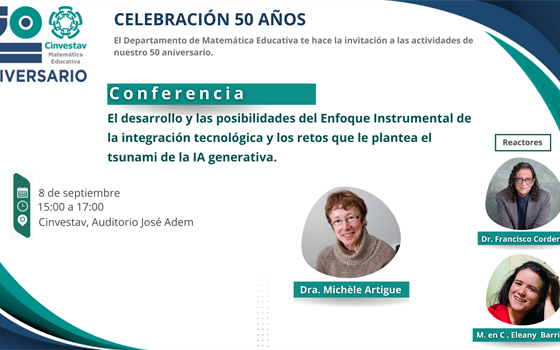 Conferencia: El desarrollo y las posibilidades del Enfoque Instrumental de la integración tecnológica y los retos que le plantea el tsunami de la IA generativa.
