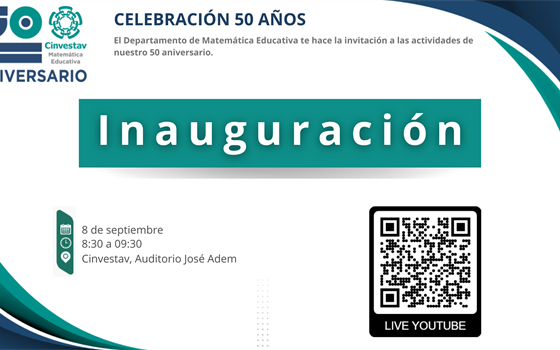 Inauguración. Actividades del 50 aniversario