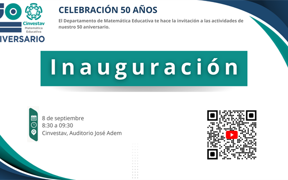 Inauguración. Actividades del 50 aniversario