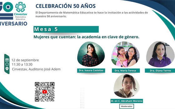 Mesa 5: Mujeres que cuentan: la academia en clave de género.