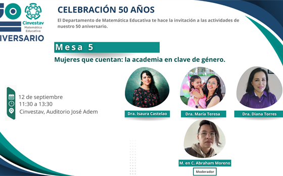 Mesa 5: Mujeres que cuentan: la academia en clave de género.