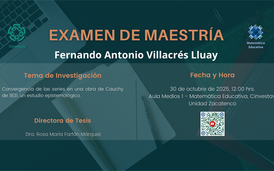 EXAMEN DE MAESTRÍA  de Fernando Antonio Villacrés Lluay