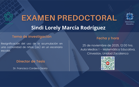 Examen predoctoral de Sindi Lorely Marcía Rodríguez