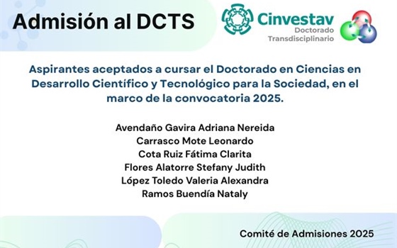 Convocatoria Admisiones 2025