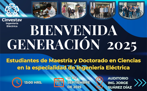 Bienvenida Generación 2025 Ingeniería Eléctrica Evento