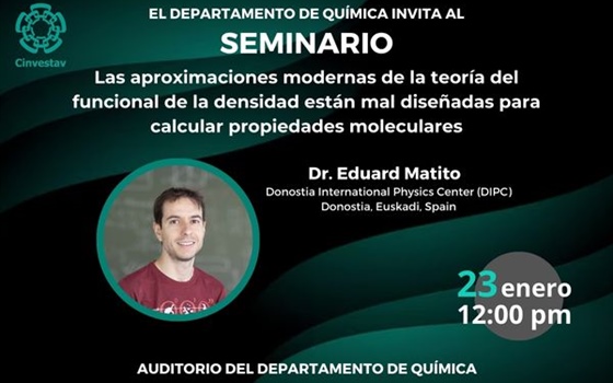 Seminario Prof. Eduard Matito