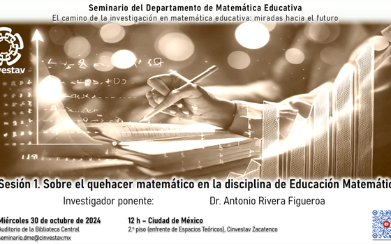 Seminario de Matemática Educativa 2024 -2025, Sesión I