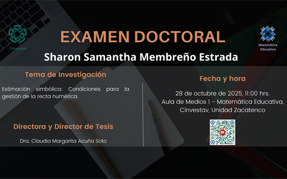 Examen doctoral de Sharon Samantha Membreño Estrada