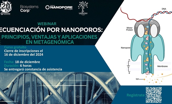 Webinar: Secuenciación por nanoporos: principios, ventajas y aplicaciones en metagenómica