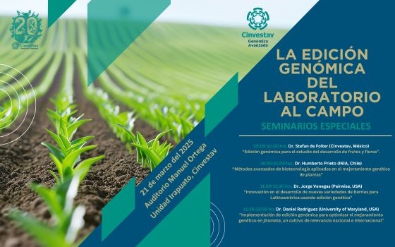 La edición Genómica del Laboratorio al Campo