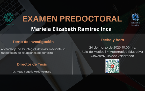 Examen predoctoral de Mariela Elizabeth Ramírez Inca