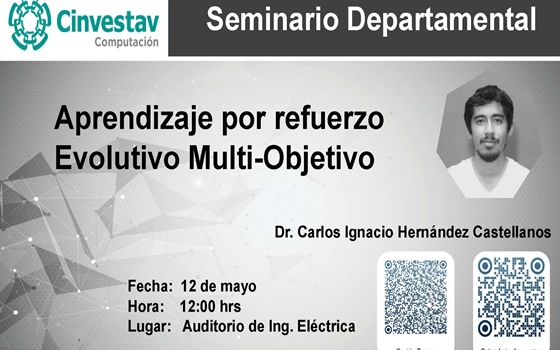 Seminario Departamental:  Aprendizaje por refuerzo evolutivo multi-objetivo