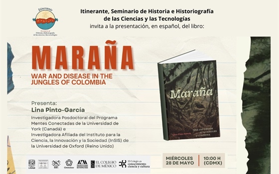 Presentación del libro: Maraña. War and disease in the jungles of Colombia