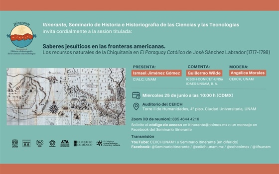 Saberes jesuíticos en las fronteras americanas. Los recursos naturales de la Chiquitanía en El Paraguay Católico de José Sánchez Labrador (1717-1798)