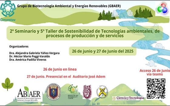 2° Seminario y 5° Taller de Sostenibilidad de Tecnologías ambientales
