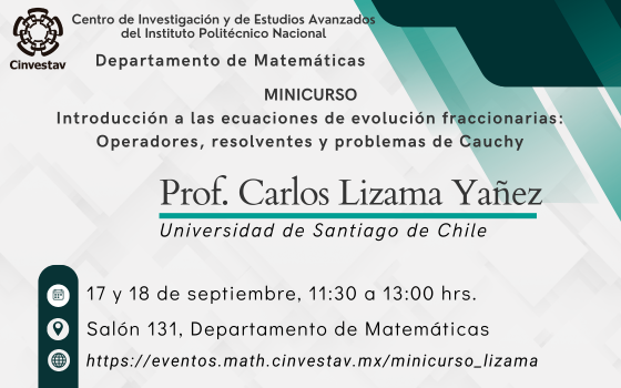 Minicurso del Departamento de Matemáticas