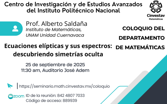 Coloquio del Departamento de Matemáticas