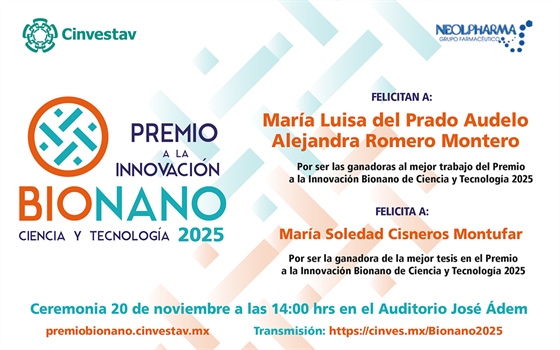 Premio a la innovación en Bionano - Ciencia y Tecnología 2025 (Ganadores)