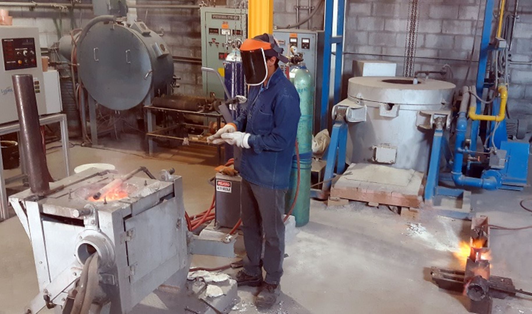 Fundiendo aluminio