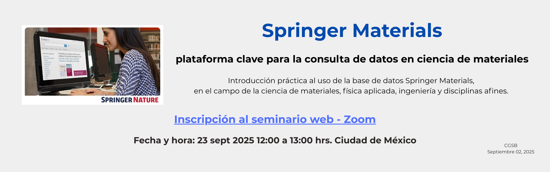 Uso de la herramienta Springer Materials